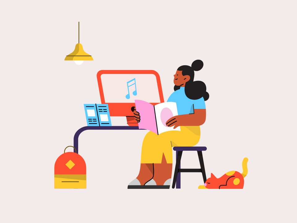Person&#x20;learning&#x20;online