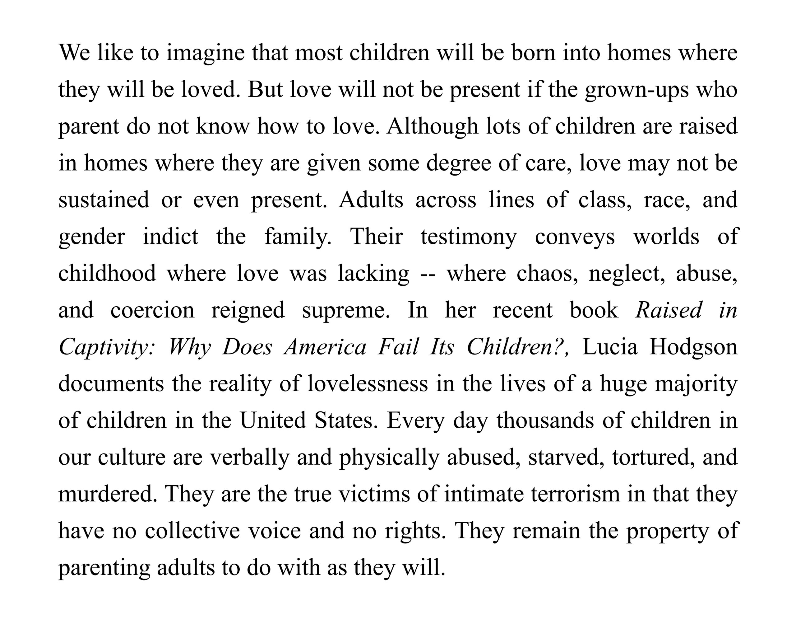 Bell hooks